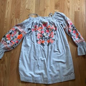 Stunning Free People embroidered dress